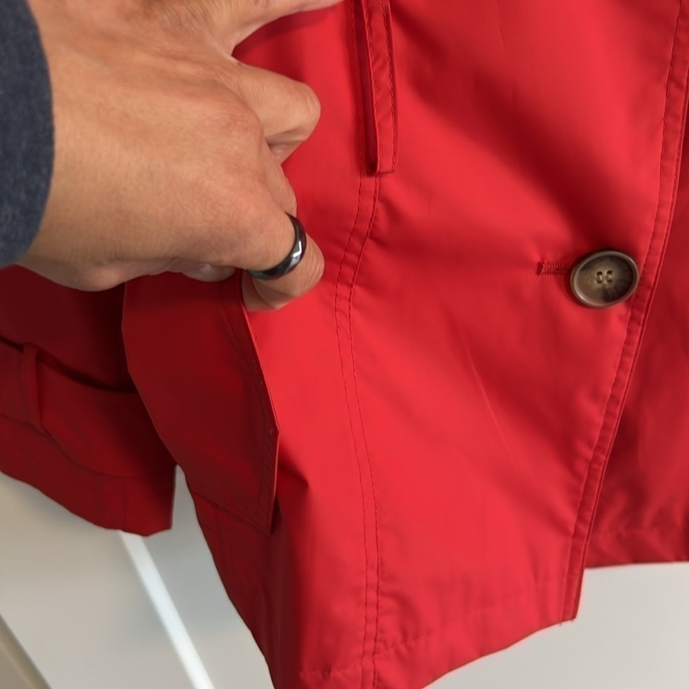 Giacca - Short raincoat - orange/reddish color - size large - Picture 6 of 13